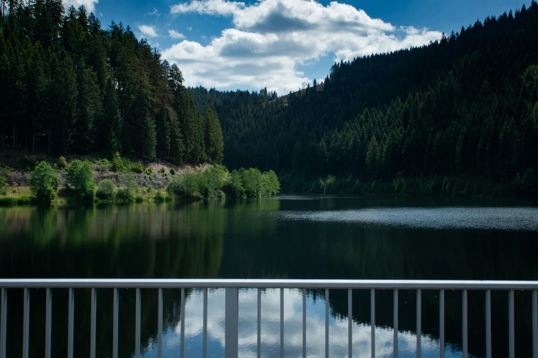 the river is very quiet and calm for us to see