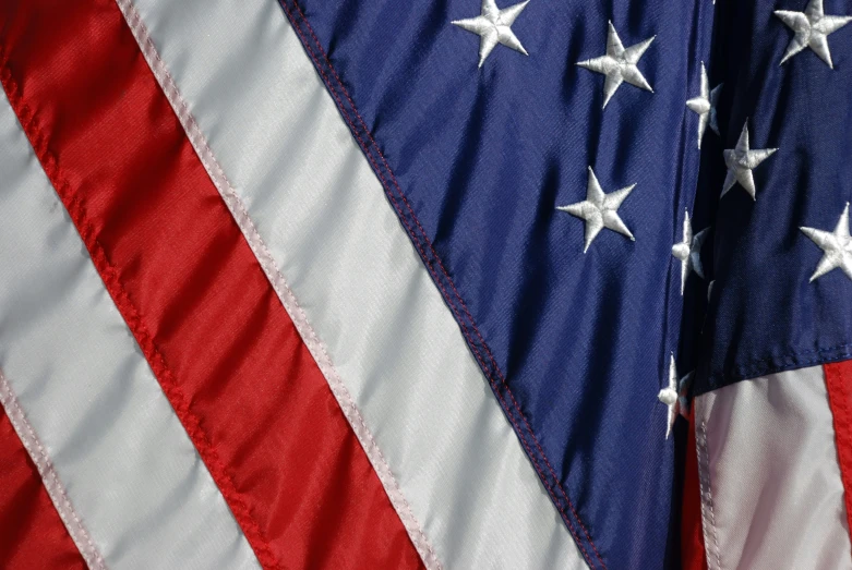 the american flag as it is flown over the united states