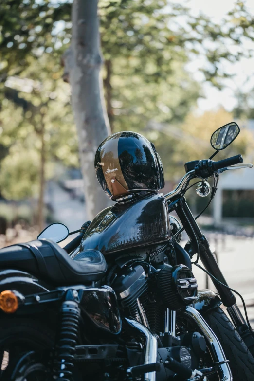 a person wearing a helmet and riding on a motorcycle