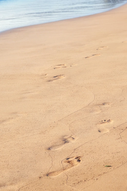 a lone object is left on the beach