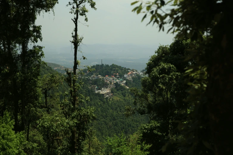 a beautiful valley is shown with the view