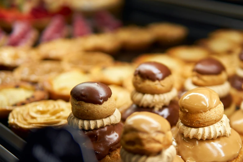 a pile of small cookies sitting on top of each other