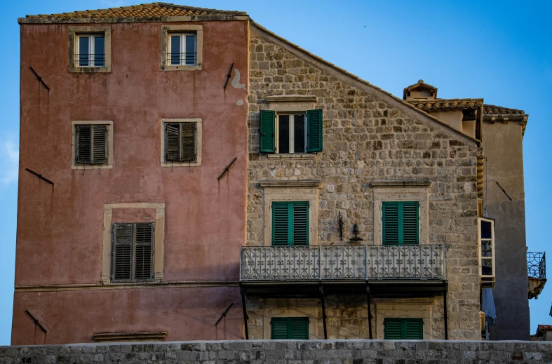 a po of two buildings side by side