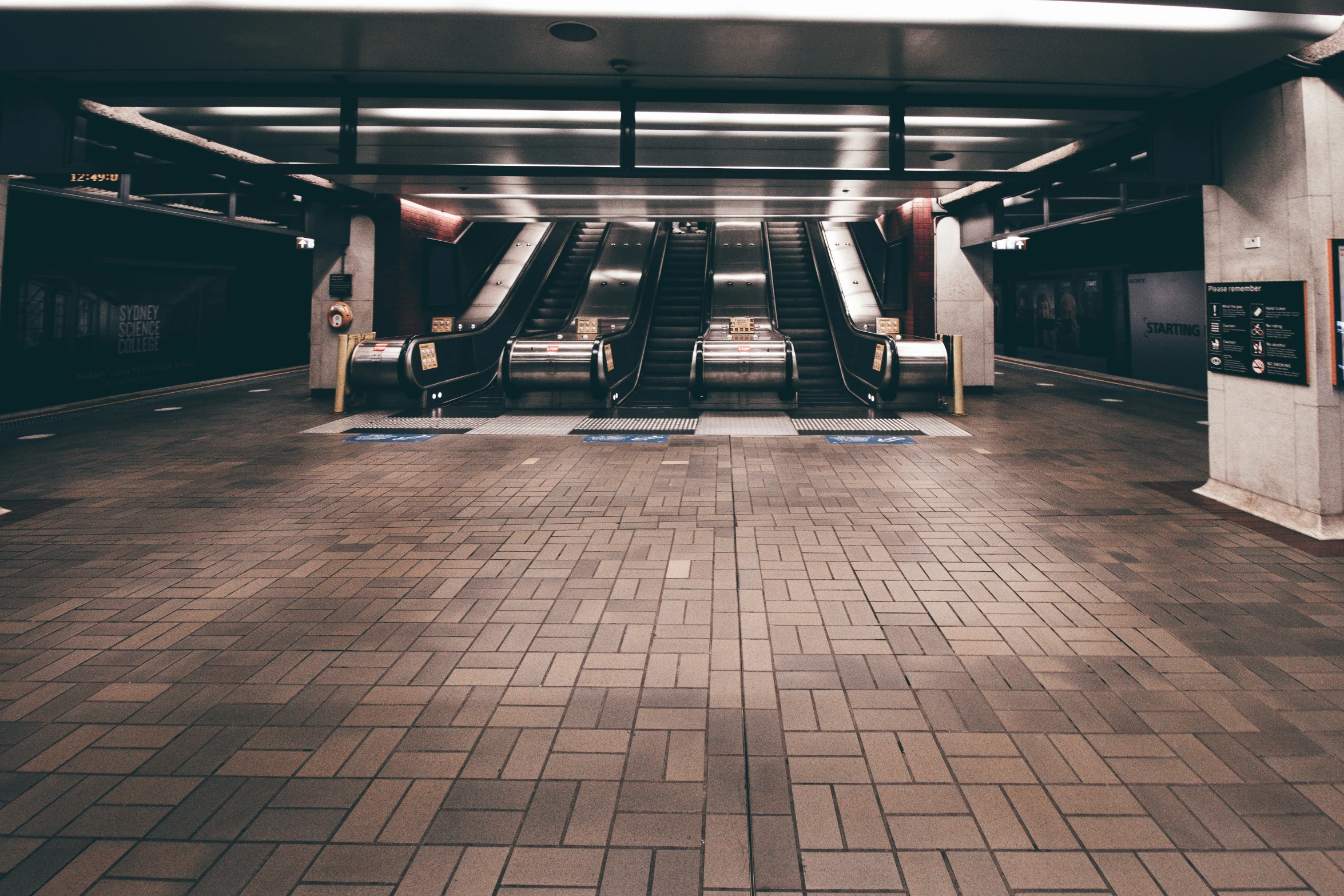 this is an image of the subway station