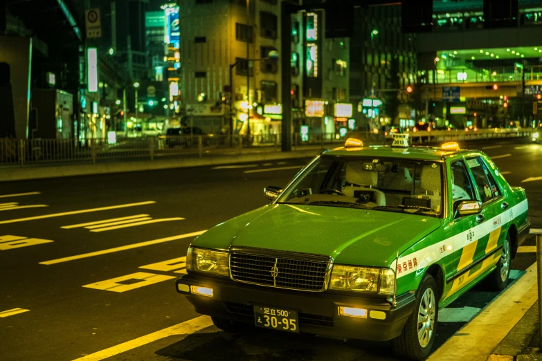 an emergency car is parked at an intersection