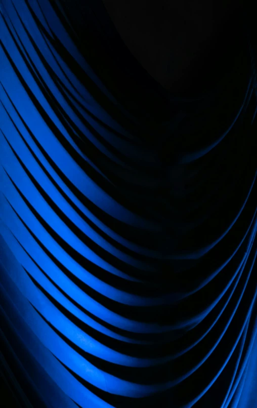 the wavy lines are made up into blue