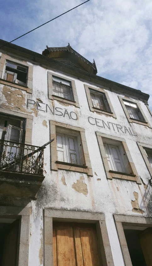 old building in an old town with a few windows