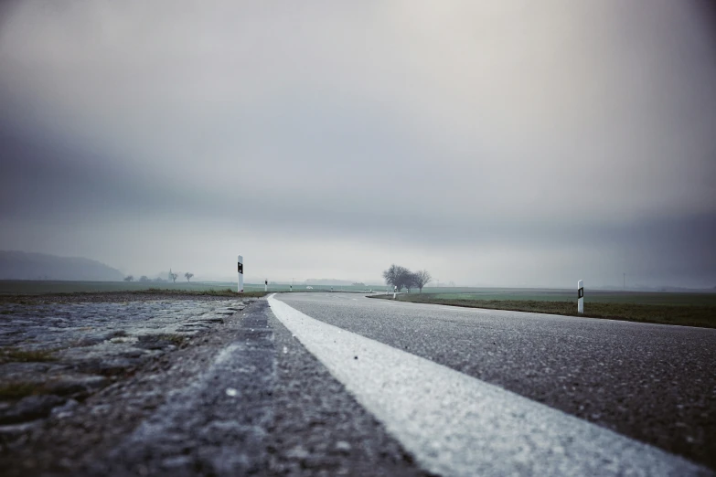 some very pretty roads on an empty road