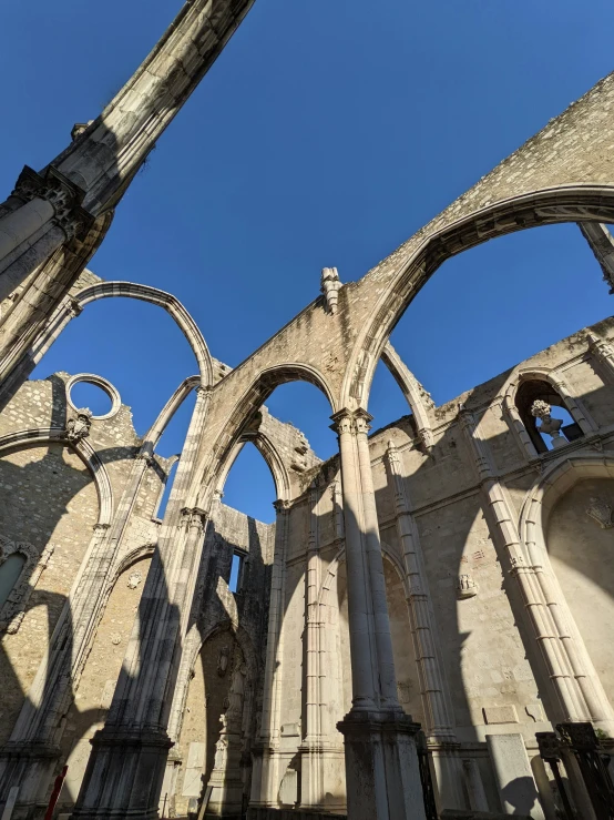 an old church is looking very strange