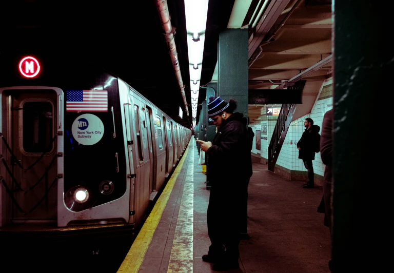 the train platform has no people standing and waiting for it