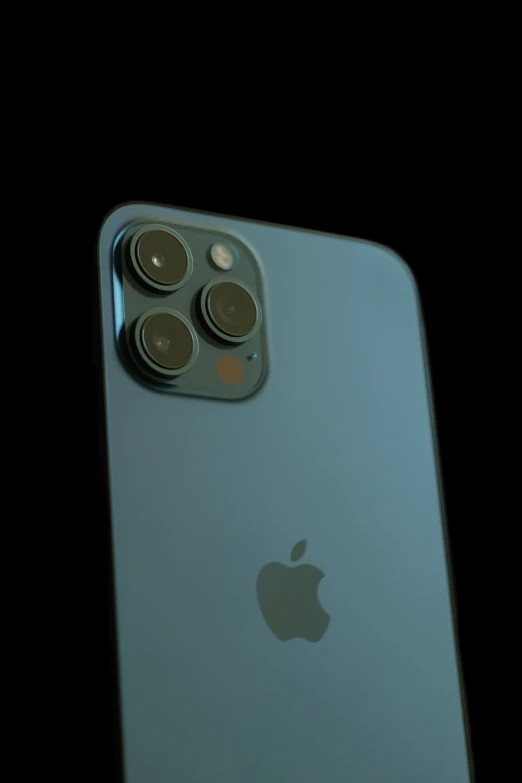 an apple phone with two cameras attached