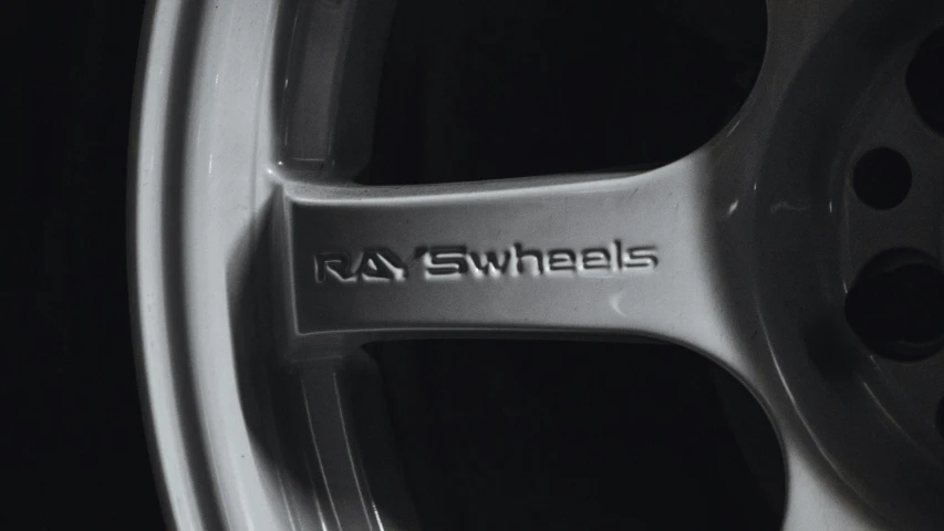 closeup po of the logo on some wheels