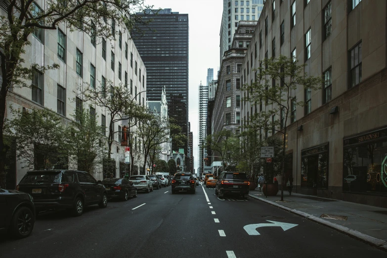 an image of a street in the city with a crosswalk