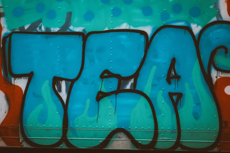 a picture of the word art written in graffiti