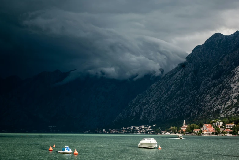 there is an image of a cloudy day in the water