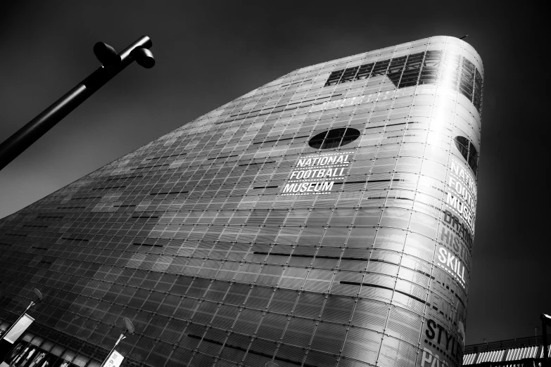 a large building with a very tall tower