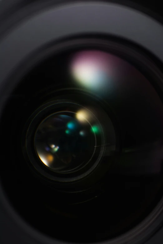 a close up po of a camera lens