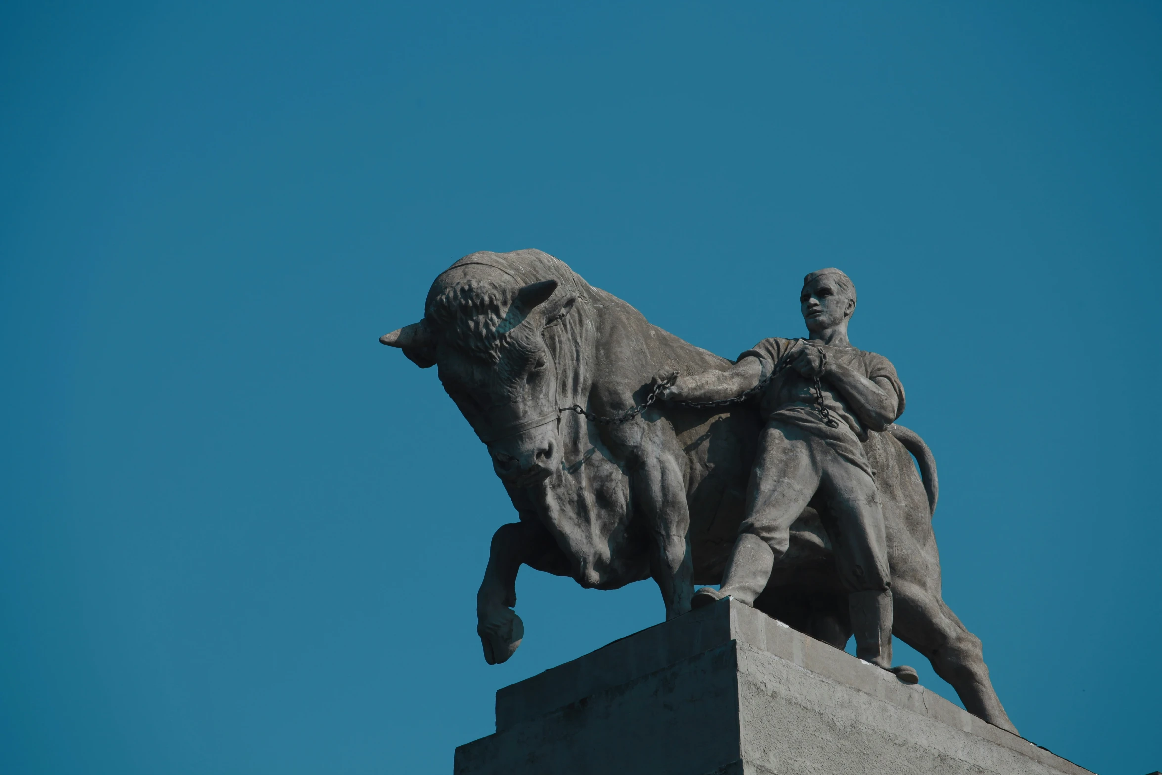 a statue of a man on a horse