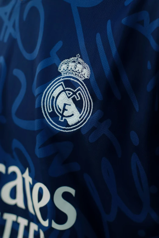 the jersey of real madrid football club