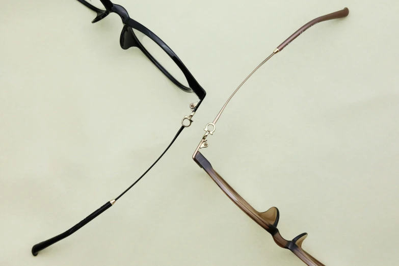 a pair of glasses on a table