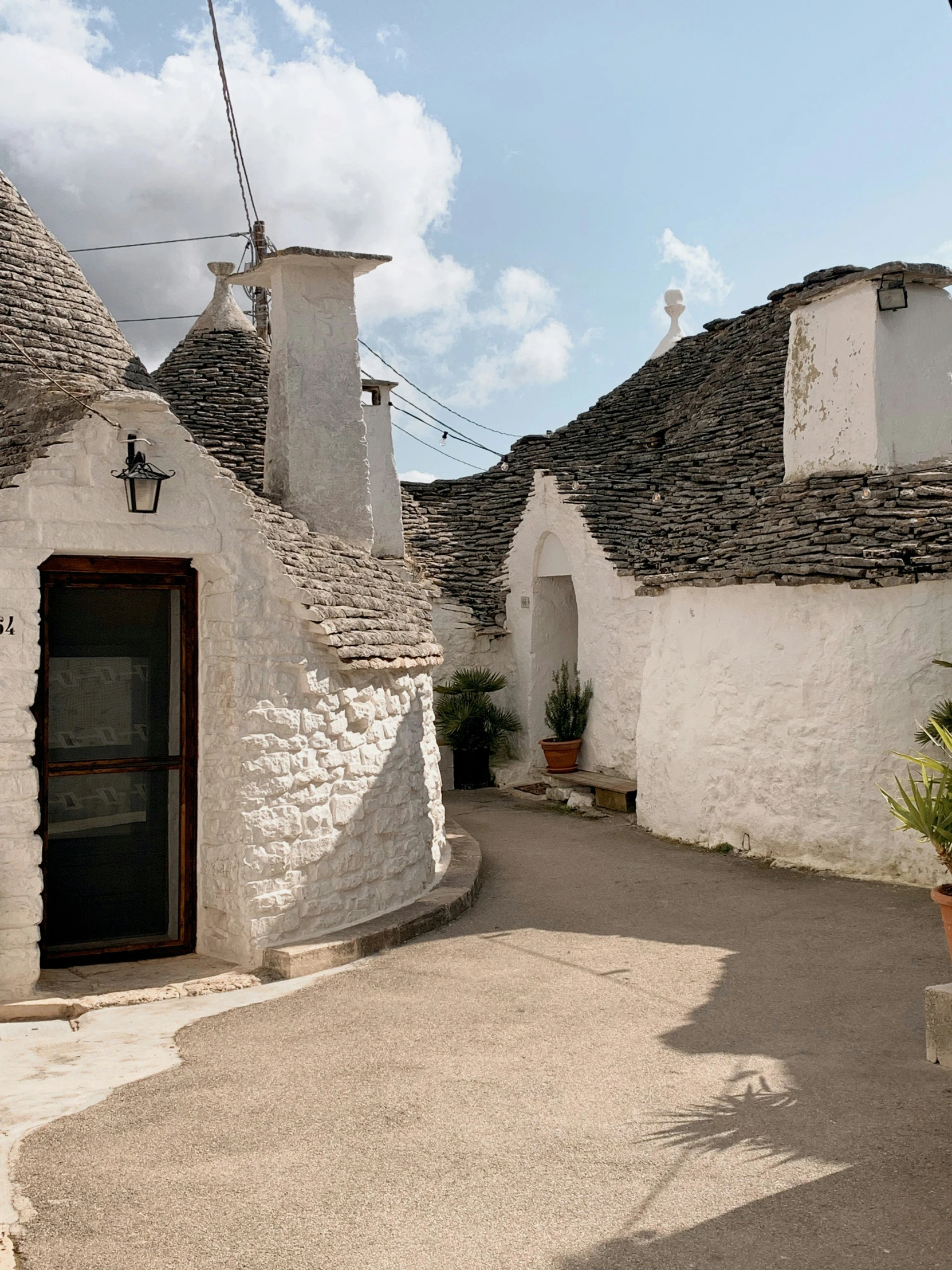 a street is lined with old building in europe