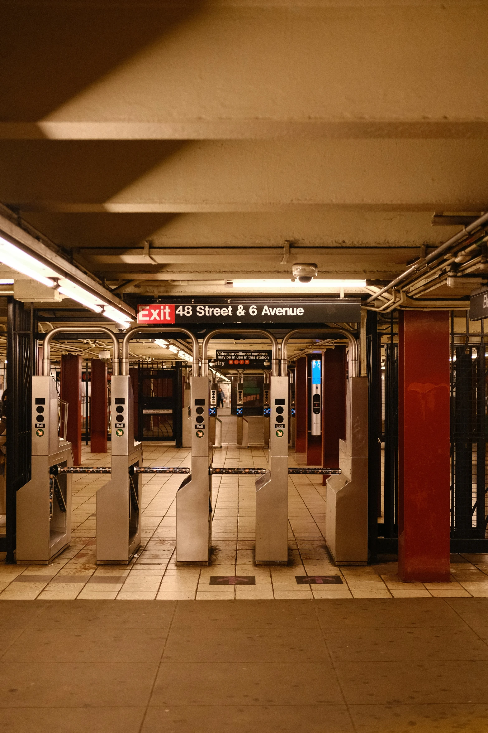 the machines are connected to separate public areas