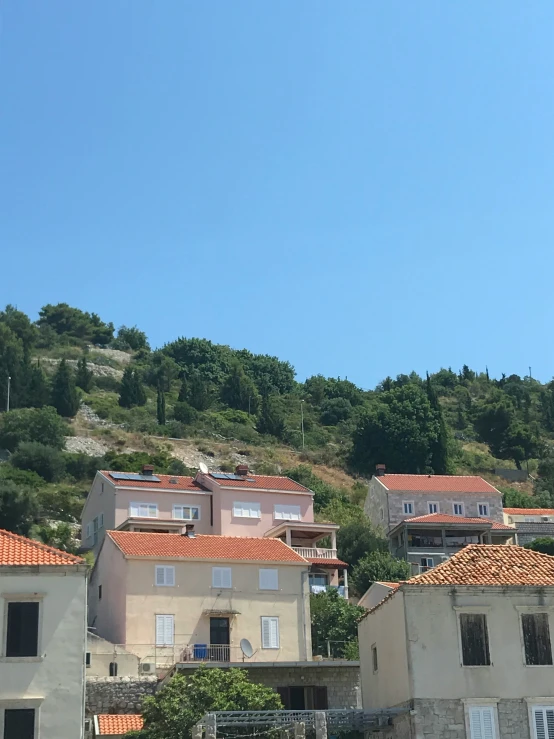 there is an old clock tower with lots of windows on top