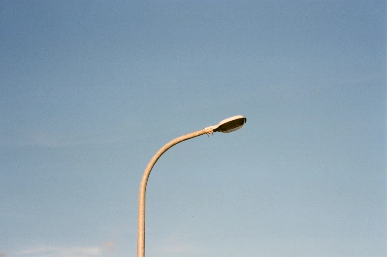 a street lamp on top of a pole