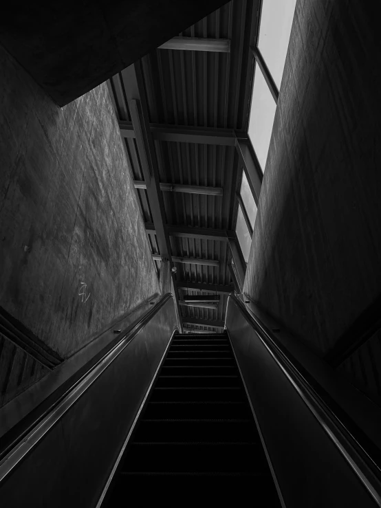 several stairs leading up to a building