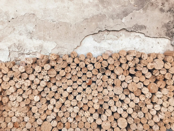 there is a lot of wine corks laid out on the floor