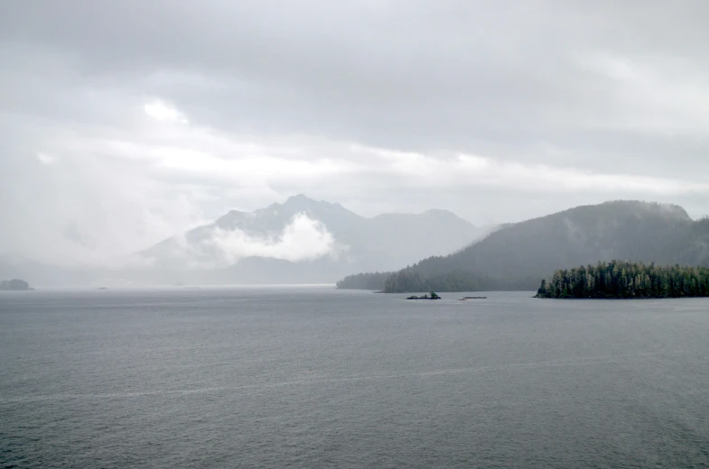 a group of boats on top of a large body of water