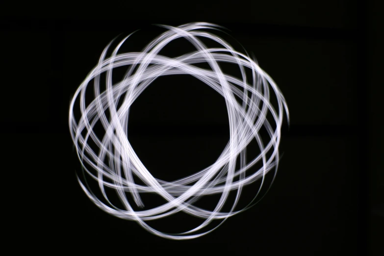 an image of a white ring that is blurry