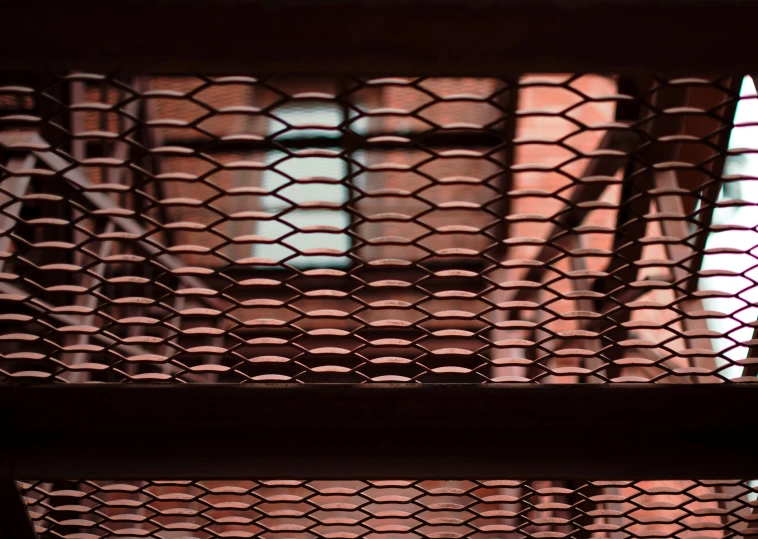 a close up po of the inside of an old iron grill