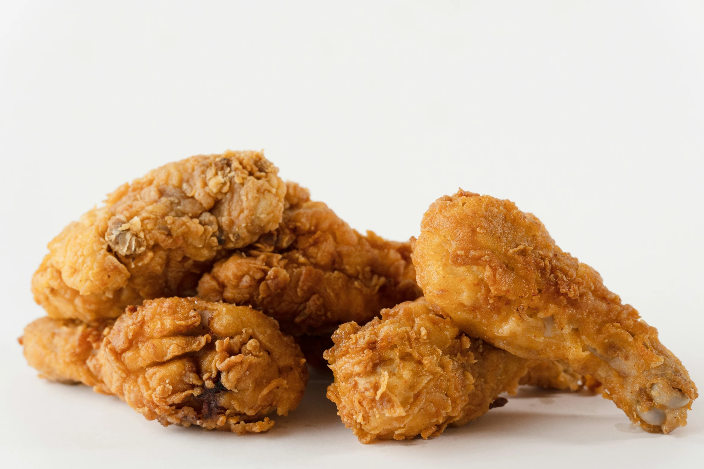 a close up of fried food on a table