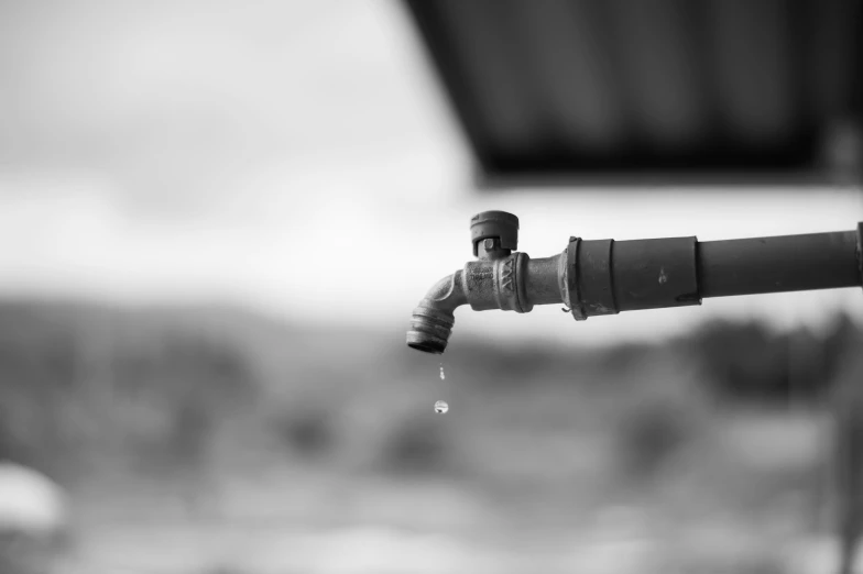 the spigot is connected to the water pump outside