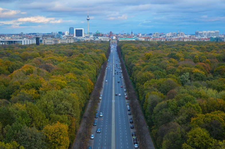 a highway is shown with cars parked in it