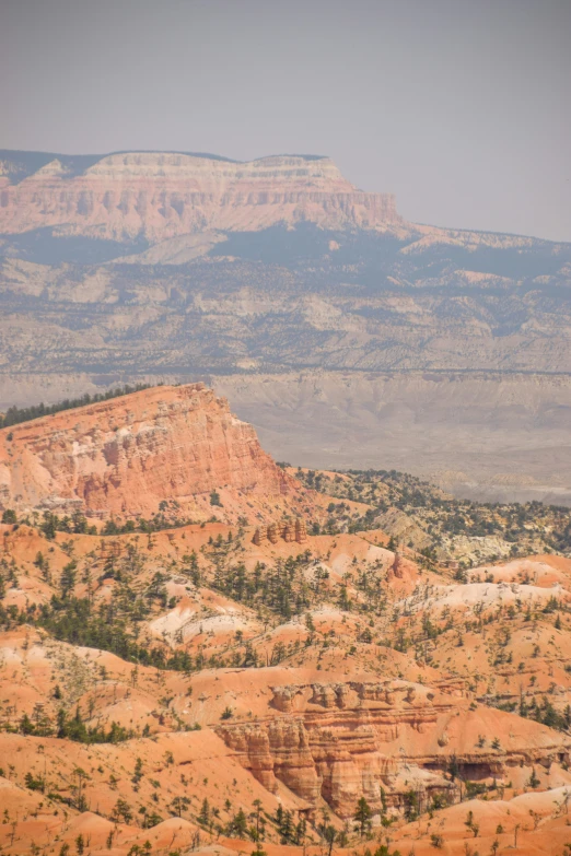 there is a view from the top of a mountain