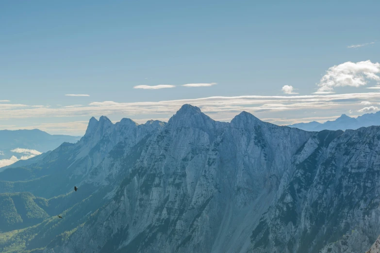 view of mountains from the top of the mountain