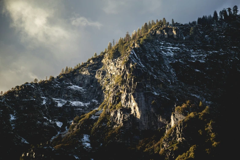 a large mountain covered in lots of snow