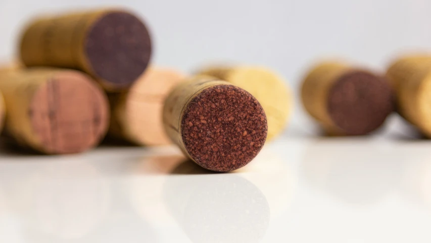 a closeup s of a cork type object
