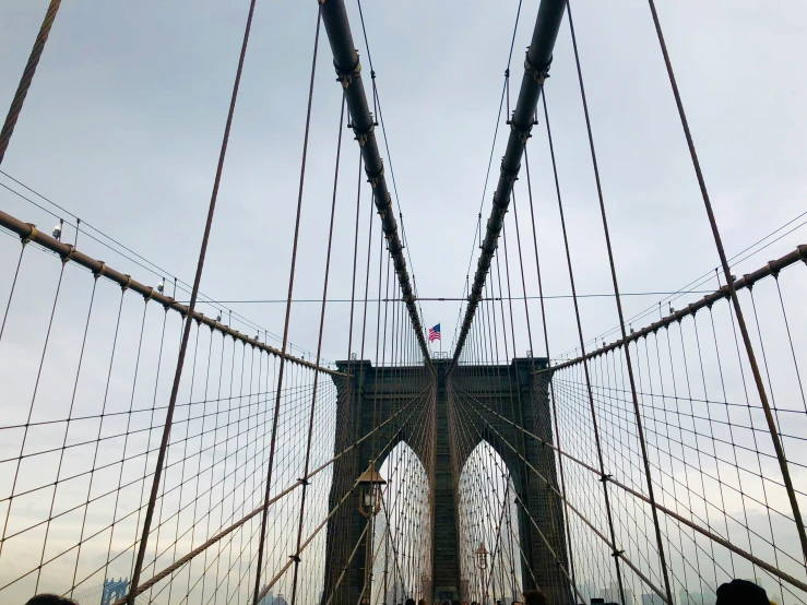 a s of the brooklyn bridge during the day