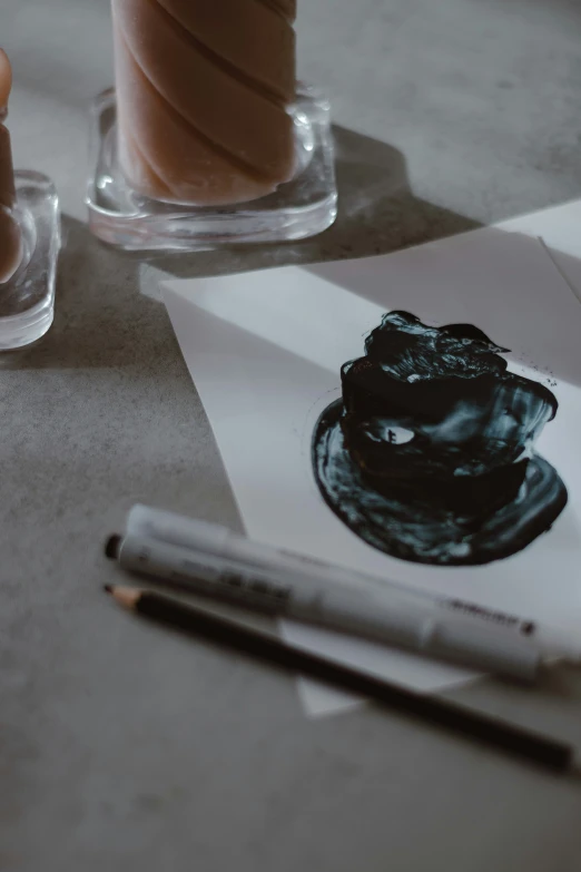 an image of a cupcake with chocolate icing