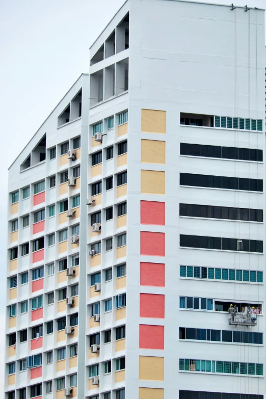 large multi - story building that has many windows