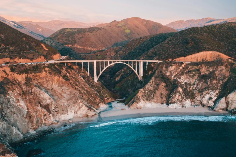 this is an aerial po of the bianquin bridge