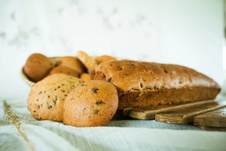 some whole grain bread and a loaf of sliced