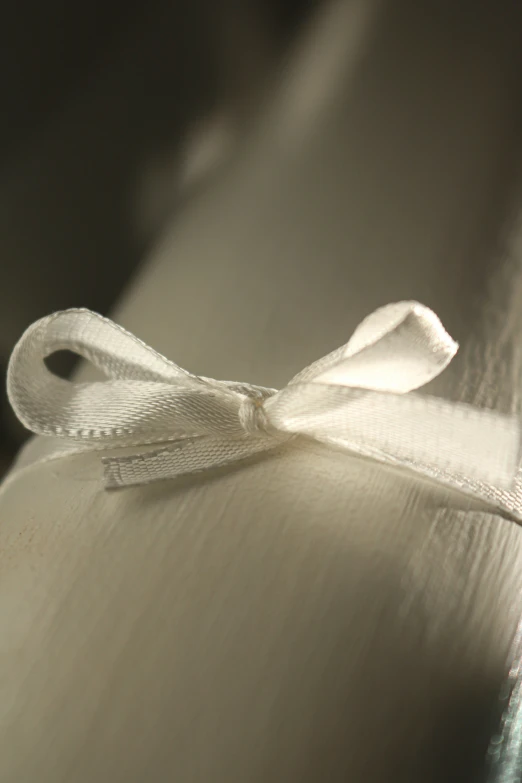 a ribbon with a few ons attached to it