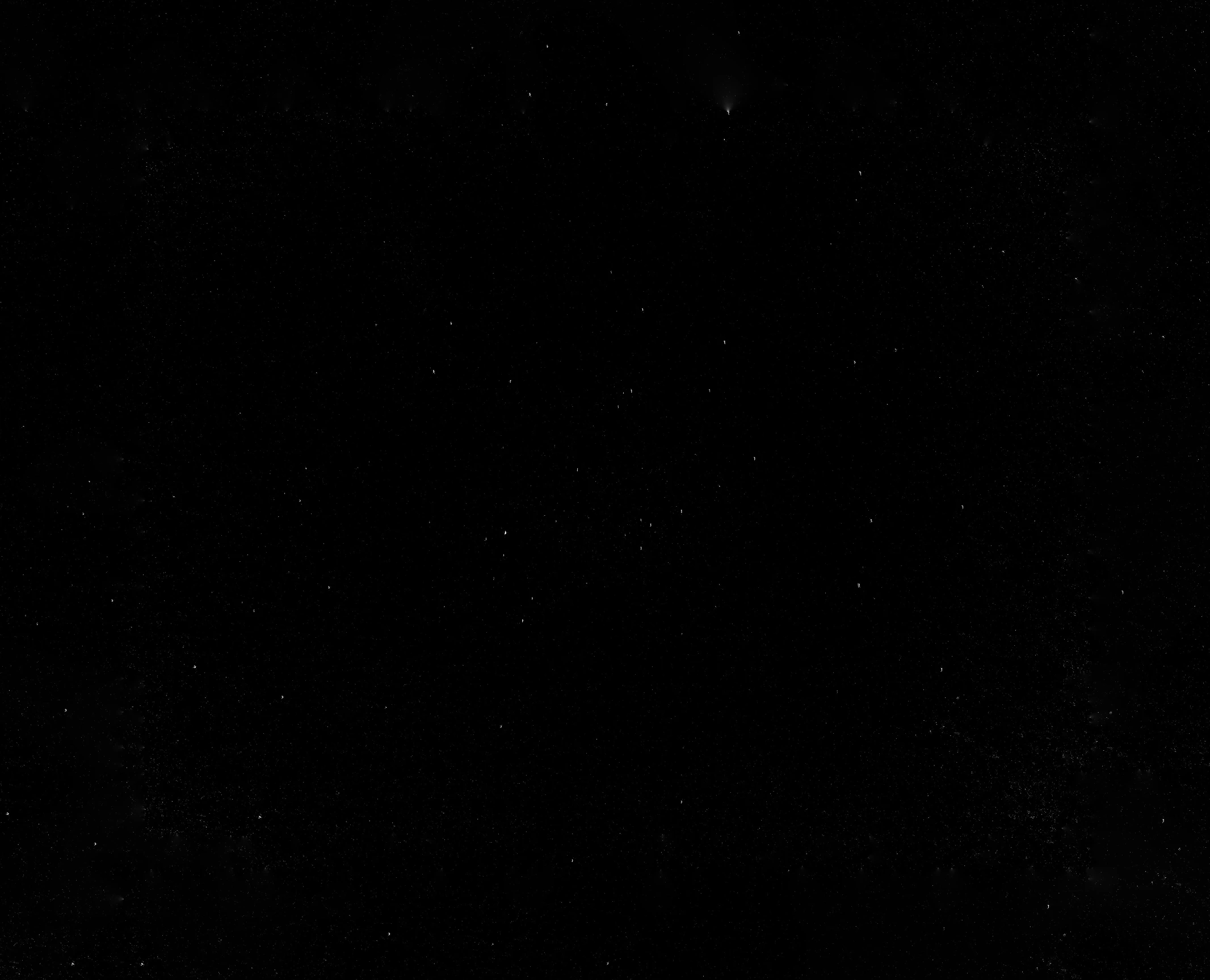 a black space po with stars as the moon is seen in the distance