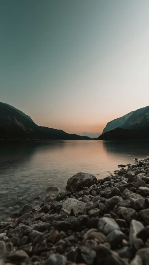 an image of the rocky beach near water