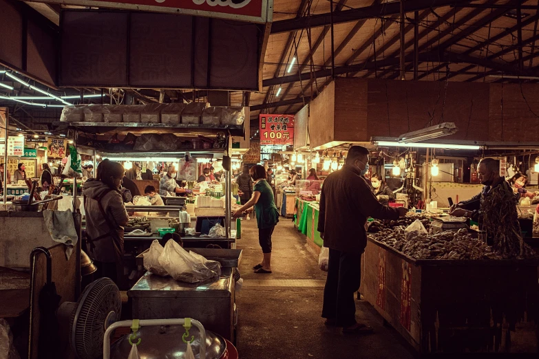 a store filled with lots of items including food