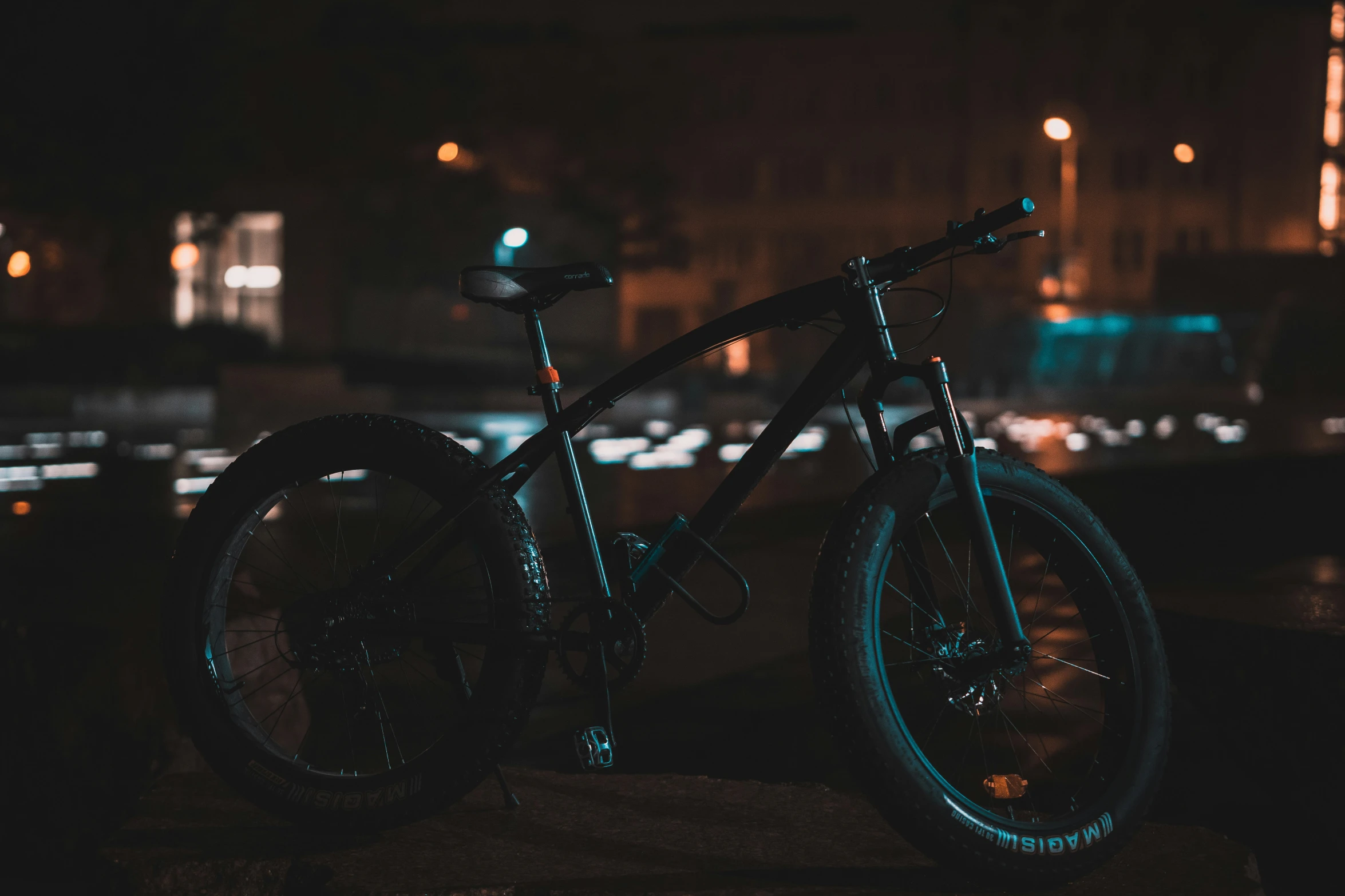 a bicycle that is sitting on the ground